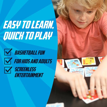 Dunk Dynasty – The Ultimate Basketball Card Game! Strategic Card Game for Kids and Adults. Great for Parties and Game Nights. 2-5 Players, Ages 7+.