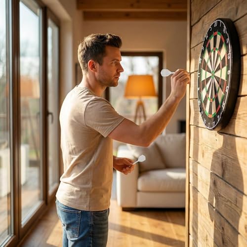 Integrated Dart Shaft and Flights Set Ten Pack for Stable Lightweight Throwing Performance - color: white