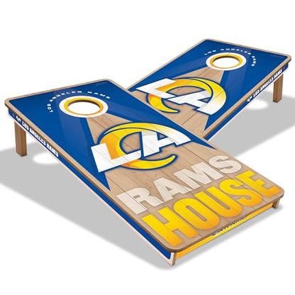 YouTheFan NFL 2' x 4' Slogan Series Professional Wood Cornhole Game - color: Los Angeles Rams