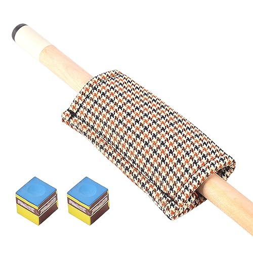 2Set Wood Billiard Pool Table Brush and Rail Brush Set with Soft Nylon Bristle,Billiard Table Cleaner Brushes with Cleaner Cloth 2 Cue Chalk Cube,Pool Tables Accessorie