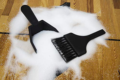 Shuffleboard Sand with Shuffleboard Brush - Shuffleboard Wax Set for Shuffleboard Table + Shuffleboard Brush + Mini Dustpan and Brush - color: 2 Cans Medium Speed + Short Brush