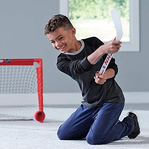 Franklin Sports NHL Mini Hockey Stick and Ball Set - Kids Indoor Knee Hockey Game Set - Includes 2 Mini Sticks and 2 Foam Balls