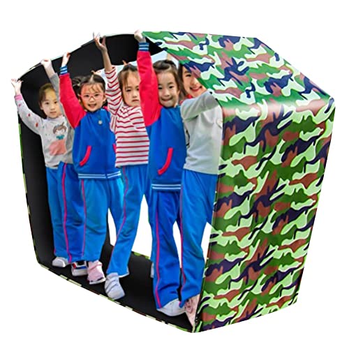 Teamwork Game Play Running Mat, Kids Adult Sports Game Oxford Cloth Run Mat, Kindergarten Games Fun Parent-Child Game Toys (Color : Green-1, Size : Kids-8M/26FT) - color: Green-1, size: Kids-8M/26FT