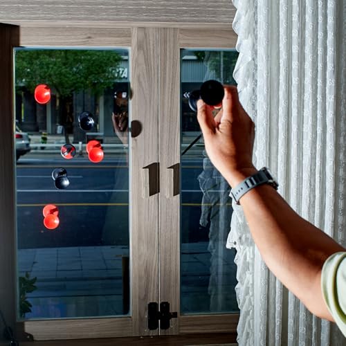 Silicone Sucker Darts Throwing Game Set, Safe Indoor Outdoor Suction Cup Toy for Kids and Family - color: Red; Black