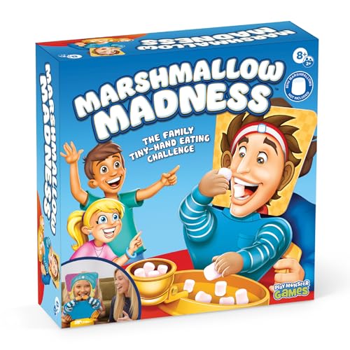 Marshmallow Madness Board Game – Hilarious Family Board Games for Kids & Adults, Fun Fast-Paced Party Game for Family Night, Interactive Kids Board Games, Ages 8+ - style: Marshmallow Madness