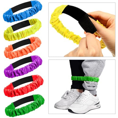 Chivao 40 Pcs Outdoor Carnival Games Combo Set Potato Sack Race Bags Egg Spoon Relay Race Three-Legged Races with Straps Whistles Medals for Family School Birthday Party Field Day Outside Game