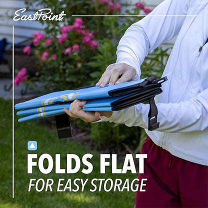 EastPoint 2’x3’ Portable Cornhole Set - Foldable Lightweight Bean Bag Toss Boards with 8 Bean Bags and Carry Bag