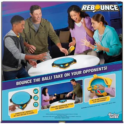 Rebounce Game | Indoor and Outdoor Electronic Action Game for Kids, Teens, and Adults | Ages 8+ | 2 to 6 Players | 10 Mins. | Family Travel Games