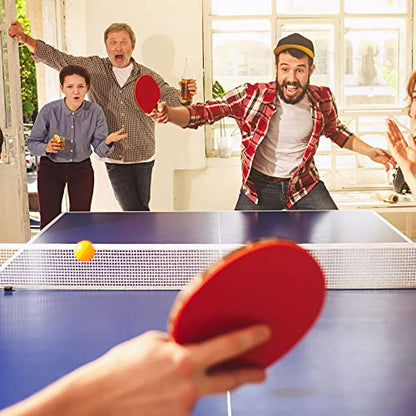 PATIKIL Retractable Ping Pong Net for Any Table Portable 6 Feet Table Tennis Net and Post Equipment Up to 2 inch for Family Game