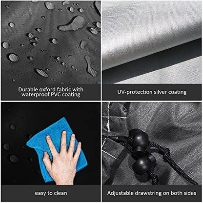 Lixada Foosball Table Cover Folding Oxford Waterproof UV-Protection 63x45.3x19.7'', Soccer Table Cover Dustproof Universal Rectangular Furniture Protection Case Table Cover for Billiard Soccer Table - color: Black
