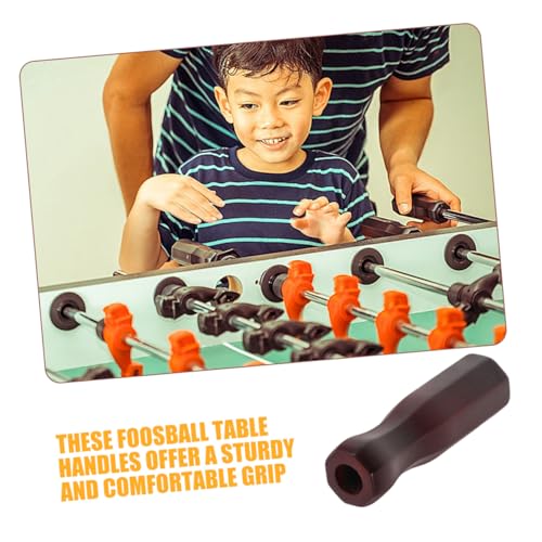 SUPVOX 2pcs Foosball Machine Rod Handles Replacement Handles Secure Octagonal Grip for Soccer Table