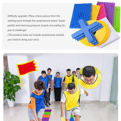 Toss Game - Large Outdoor Lawn Activity Set, Giant Yard Activity | Beanbag Throw Strategy Play Grid Game | Family Friendly Yard Entertainment Equipment, for Kids Family Gathering