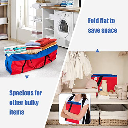 HONEY JOY Giant 4-in-a Row Carry and Storage Bag, Large & Sturdy Carrying Bag for Jumbo 4-to-Score Giant Game Set, Life Size Yard Game Storage Case (Game Set Not Included)