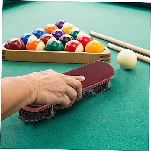 2pcs Billiard Table Broom Billiard Table Pool Table Clean Brush Pool Table Brush Set Multifunctional Cleaning Brush Felt Kit Wood Cleaner Billiards Pool Table Clean Brush