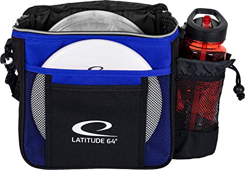 D·D DYNAMIC DISCS Latitude 64 Slim Disc Golf Bag | Introductory Disc Golf Bag | Great for Beginners and Casual Disc Golf Rounds | Lightweight and Durable Frisbee Golf Bag | 8-10 Disc Capacity - color: Blue