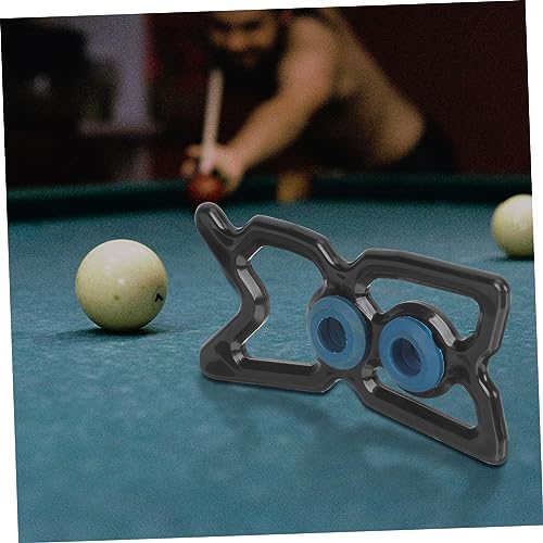 Toddmomy Billiards Rack Snooker Bridge Head Cue Holder Easy to Install Remove Fit for Nine Ball Pool Table