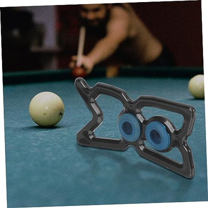 Toddmomy Billiards Rack Snooker Bridge Head Cue Holder Easy to Install Remove Fit for Nine Ball Pool Table