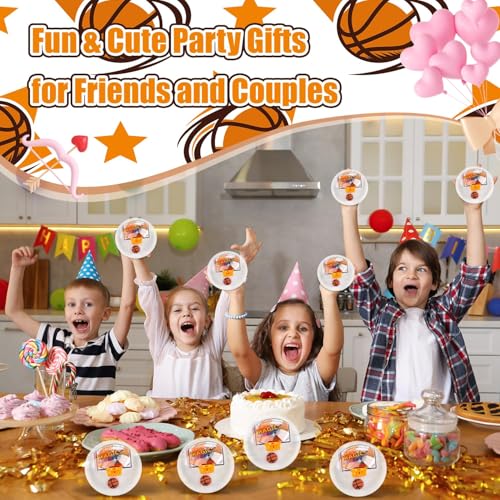 12 Set End of Year Student Gifts Basketball Party Favors Mini Basketball Handheld Shoot Score Hoop Game Classroom Rewards Carnival Prizes Party Supplies Exchange
