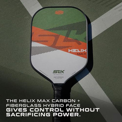 Selkirk Sport SLK Helix Pro Pickleball Paddle | Carbon Fiber & Fiberglass - color: Legend Olive