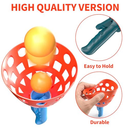 Pop Pass Catch Ball Game - Outdoor & Indoor Sport Toy for Kids Ages 3-5-7 4-8-12 Toss & Catch Game Set Pool Beach Lawn for Boys Girls Family Friends Yard Party Fun
