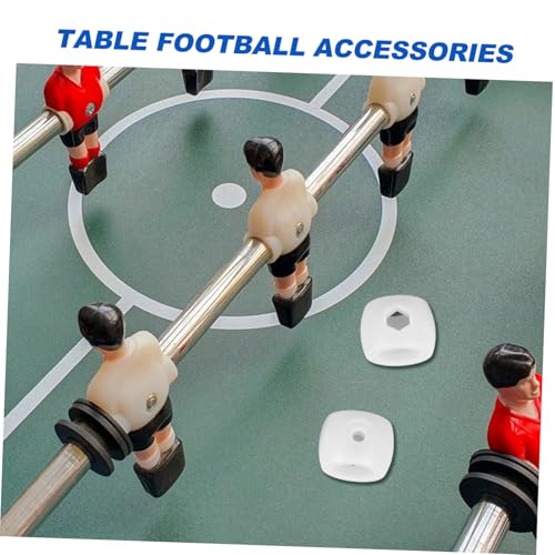 Abaodam 5sets Foosball Bushings Bearing Rods Mini Table Football Stopper Ring Plastic Goal Bar Positioner 4pcs*5