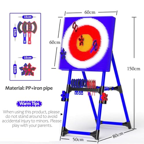 Axe Throwing Game Set - Axe Target Dart Set，Throw Target Game Set, Suitable for Family Parties, Camping and Team Building Games for Adults and Children