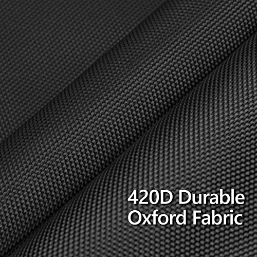 Ping Pong Table Cover Premium Heavy Duty Waterproof Cover for Outdoor & Indoor Foldable 9 x 5 FT Table Tennis Tables PVC Coating All Weather Protection Black