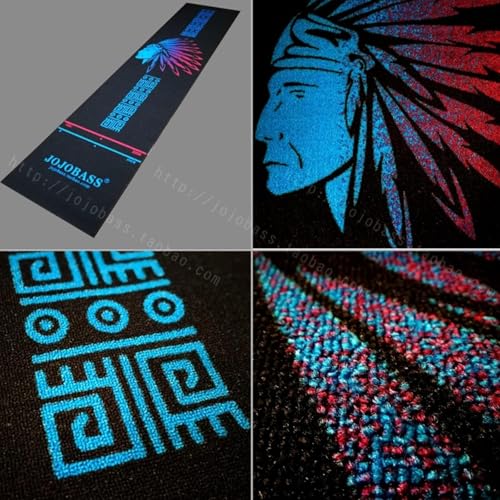 Rubber Darts Mat, Throw Line Darts Mat, Toe Line Dart Mat Professional Rubber Dart Carpet ，for All Dart Types
