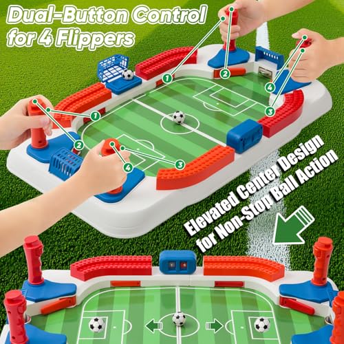 Mini Soccer Board Game for Kids,Interaction Football Toy,Soccer Game Set Gifts Boys Football Games Board,Birthday Gift Toys for 3 4 5 6 7 8-12 Year Old