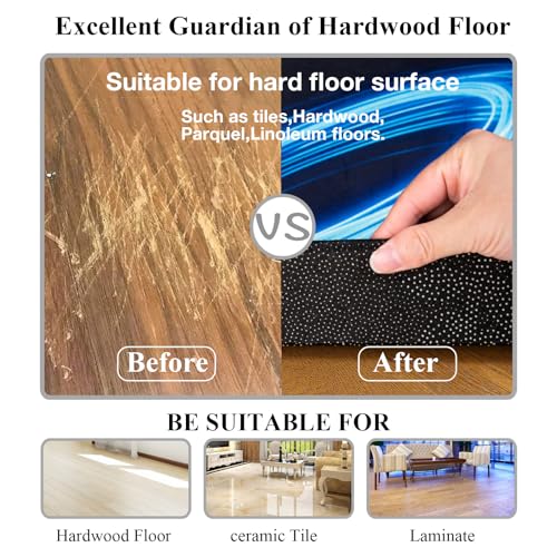 Office Chair Mats Hard-Floor Chair Mats Office Gaming Chair Mat with Blue Lightning Design (Blue) - color: Blue