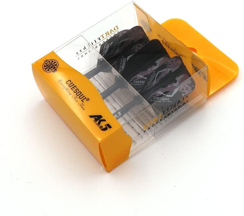 CUESOUL ROST Integrated Dart Flight and Shafts Meduim/Small/Large - color: Black Beauty, size: Size L-33mm