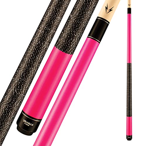 Viking Valhalla 100 Series with Irish Linen Wrap 2 Piece 58” Pool Cue Stick - color: Pink, size: 18oz