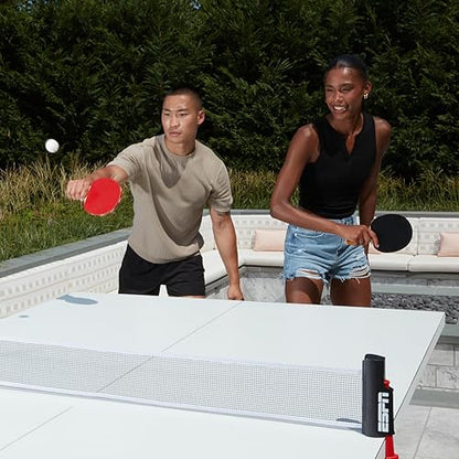 ESPN Ping Pong Set, Table Tennis Ideal for Family Games and Game Night - color: 2 Paddles + Balls