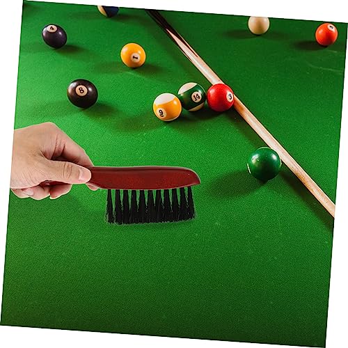 Abaodam Billiard Table Rail Brush Set Sturdy Pool Table Cleaning Brush Sturdy Bristles for Easy Maintenance