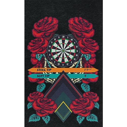Pig Home Solutions Color Burst Design Self-Sticking Dart Mat - style: Rose & Bone