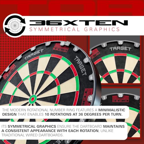 Target Darts TOR Dartboard & Dart Board Bundles | Competition Standard Steel Tip Board with Fixing Kit | Also Available: Special Edition Luke “The Nuke” Littler Board and Surround or Star Wars Galaxy - style: Tor Board