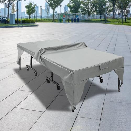 Waterproof, Rainproof Table Tennis Table Cover, Gray - color: Gray