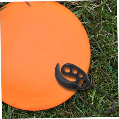 Yardwe 2Pcs Portable Flying Disc Clamp Lightweight Disc Holders for Convenient Carrying Durable Wear Resistant Design for Outdoor Sports for Disc Golf and Recreation