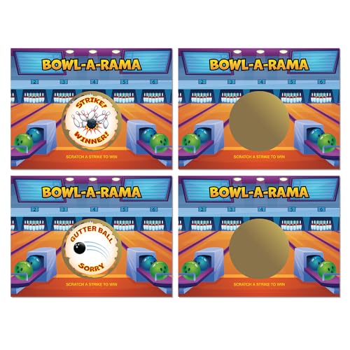 My Scratch Offs Bowling Scratch Off Game Cards 26 Pack - 2 Winning and 24 Sorry - style: Bowling