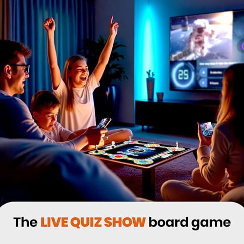 Outsmarted - The App-Connected TV Quiz-Show Board Game | Kids, Teens & Adults | Next-Level Game Night for Family & Friends | 2–24 Players | Age 8+ | 10,000+ Questions | 2026 Edition - style: Outsmarted! 2025 Edition