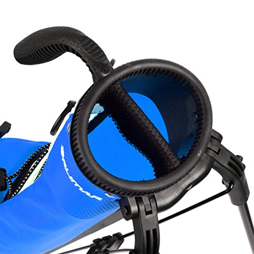 Orlimar Pitch ’n Putt Lightweight Sunday Golf Bag with Stand, Ultra-Light Carry Design, Two-Way Divider Top, Shoulder Strap, Compact Carry Golf Bag for Men & Women - color: Blue