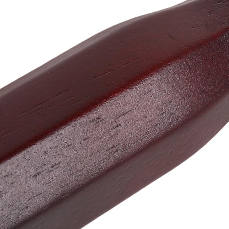 GALPADA 2Pcs Wooden Foosball Table Handles Octagonal Replacement Parts for Indoor Soccer Machine Rods Non-Slip Grip Wine Red