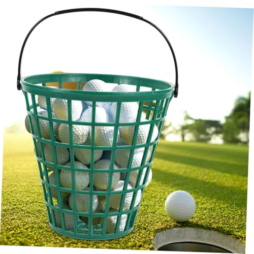 Luxshiny 2pcs Golf Handle Balls Capacity Plastic Golfing Basket for and Outdoor Use - size: 22.00X22.00X12.00CM