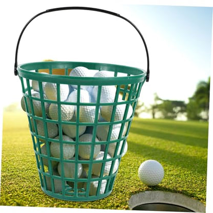 Luxshiny 2pcs Golf Handle Balls Capacity Plastic Golfing Basket for and Outdoor Use - size: 22.00X22.00X12.00CM