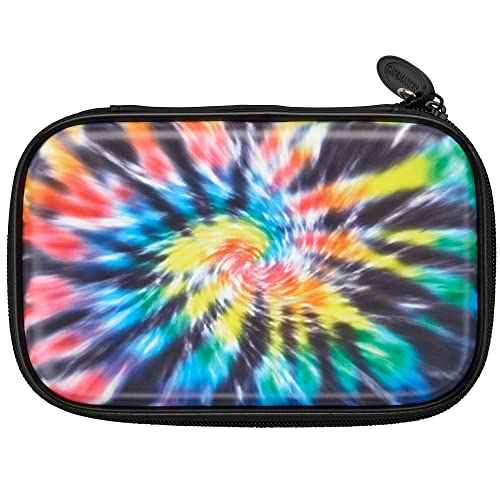 Casemaster by GLD Products Sentinel 6 Dart Case, Holds Extra Accessories, Tips, Shafts and Flights, Compatible with Steel Tip and Soft Tip Darts, Impact & Water Resistant Tactech Shell, Tie Dye - color: Tie Dye