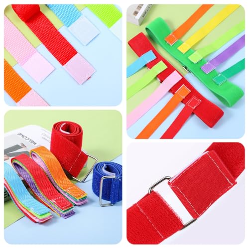 10 Pcs Catch Tail Belt Game Set with 50 Colorful Tails - Ultimate Field Day Game Equipment for Outdoor Parties, Family Gatherings (5 Vibrant Colors)