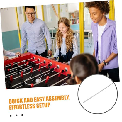 BESTonZON Table Soccer Rod Metal Operation Pole for Foosball Table Accessory Durable and Easy to Assemble Football Machine Handle Compatible with Soccer Tables