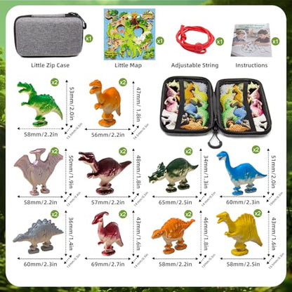 Magnetic Dinosaur Game, Fun Magnet Game with String | Magnetic Strategy Games for Kids, Family, Travel, Camping, Party