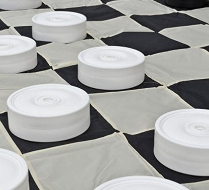 Mega Checker Plastic Set 4" Diameter with Checker Board
