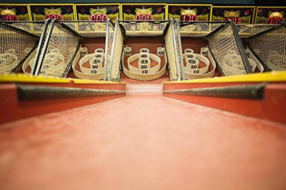 Vintage Skee Ball Arcade Game Lanes Photo Photograph Cool Wall Art Print Poster 36x24 - size: 36"L x 24"W
